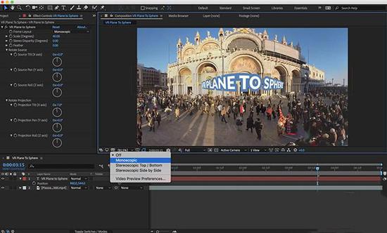 Adobe更新支持360度视频编辑功能